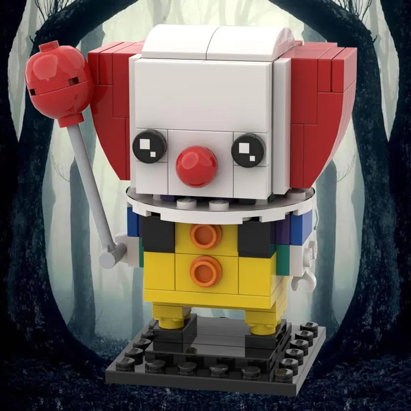 Stephen King It Clown Brickheadz Building Blocks Joker Doll Bricks Model Toys For Children Gift