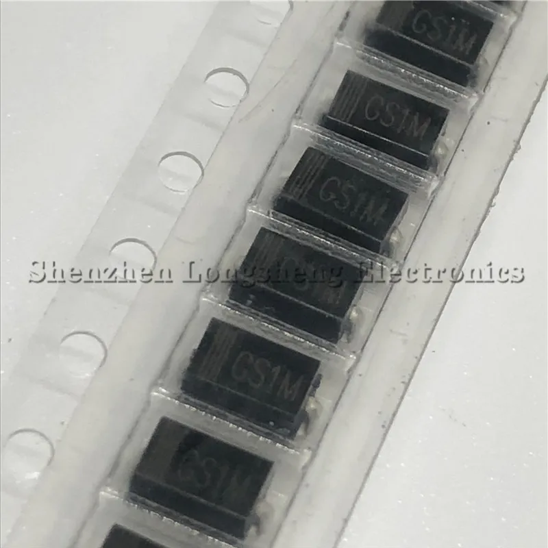 

200PCS/LOT GS1M SMA DO-214AA 1A/1000V Fast Recovery SMD Diode New In Stock Original Quality 100%