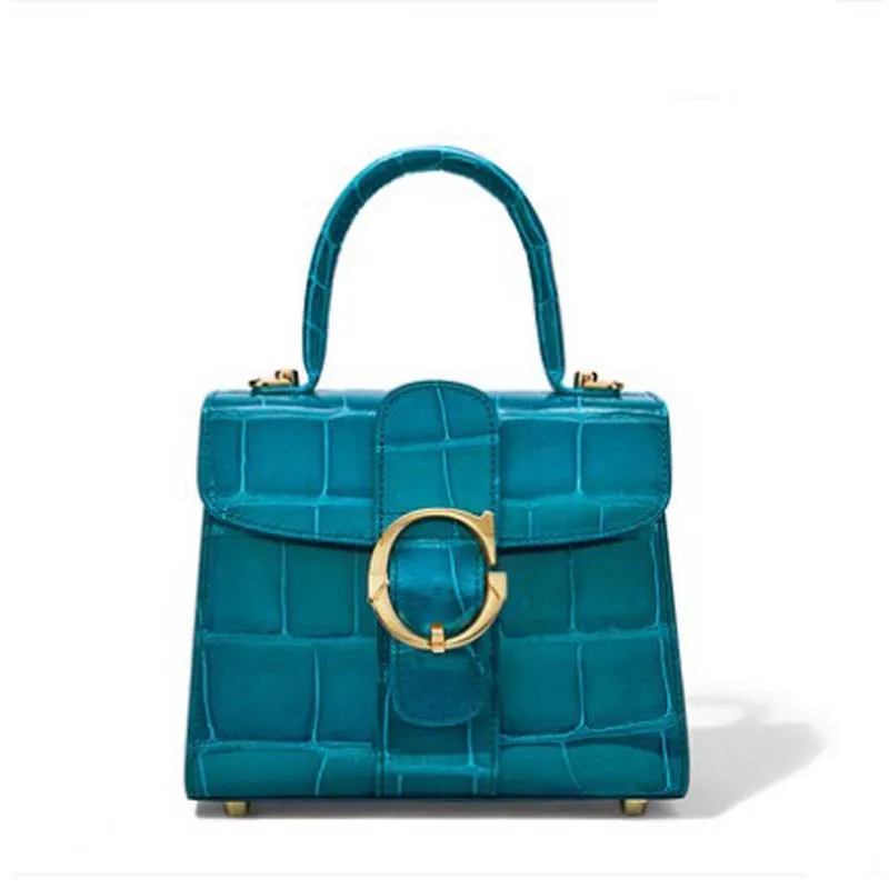 Женская сумка из кожи аллигатора gete женская в американском стиле|Сумки с ручками|