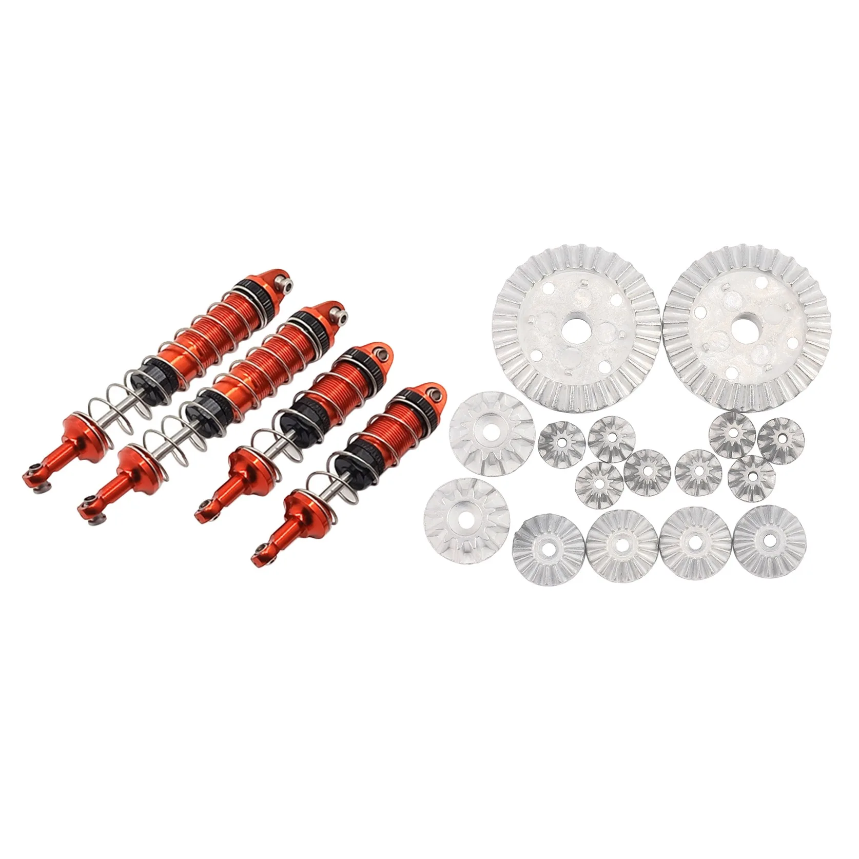 

16 шт. металлическое приспособление в Шестерни с Регулируемый масляный все металлические амортизаторы, амортизирующий материал для Wltoys 12428 ...