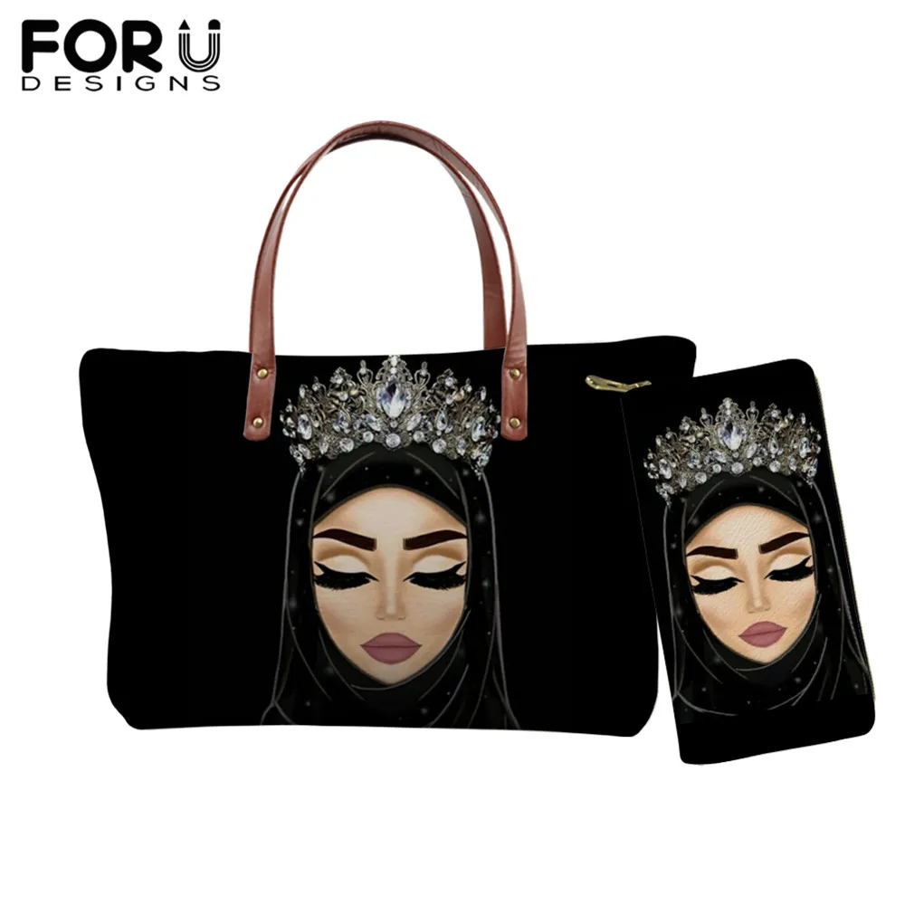 FORUDESIGNS/Для женщин Винтаж Сумки из натуральной кожи хиджаб уход за кожей лица