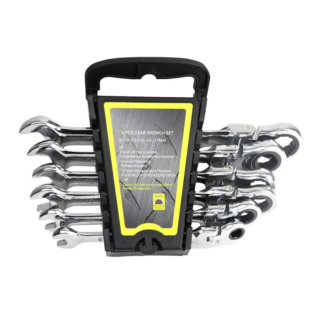 Набор гаечных ключей с храповым механизмом универсальные гаечные ключи