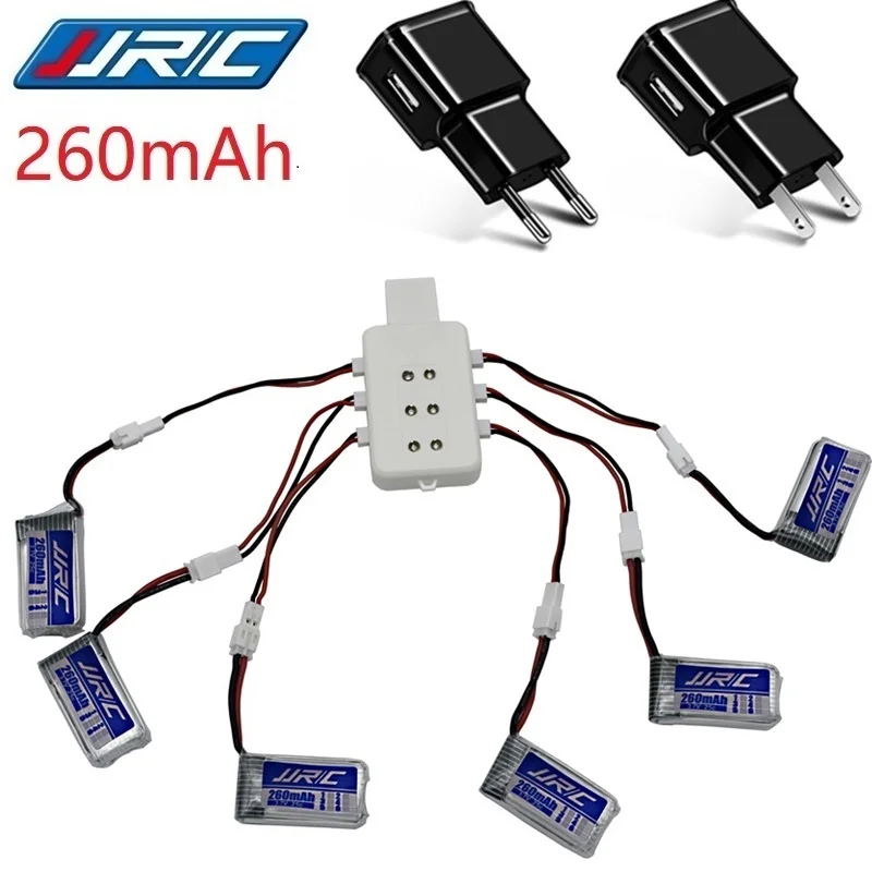 Оригинальный аккумулятор JJRC H36 3 7 в 260 мАч для E010 E011 E012 E013 F36 литий полимерный +