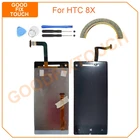 ЖК-экран 4,3 дюйма для HTC 8X C620e, ЖК-дисплей, экран с дигитайзером в сборе для HTC, Windows Phone 8X, запасные части для ЖК-дисплея