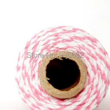 

20pcs/lot Black & White Baker's Twine 12ply Thick Craft String Tag String Scrapbooking String for Party Wedding Decorations