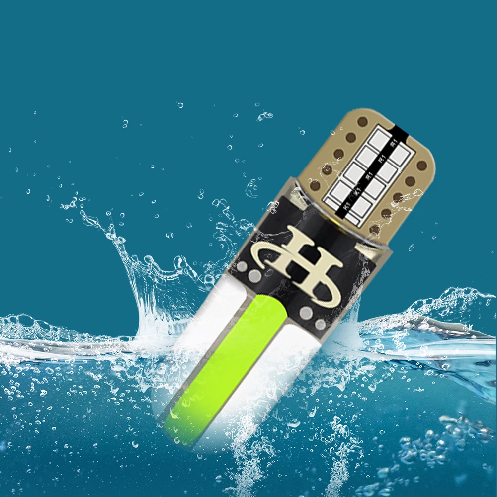 New T10 LED Canbus COB W5W 168 194 Silica gel Error Free Car Interior Lamp Dome Reading License Plate 12V | Автомобили и