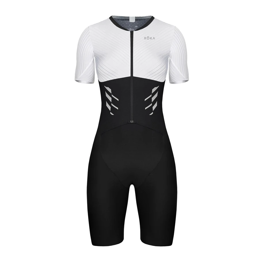 

ROKA Women Summer Jumpsuit Triathon Macaquinho Ciclismo Feminino Outdoor Rompers Cycling Set Jersey Jumpsuit Suits Bike Clothing