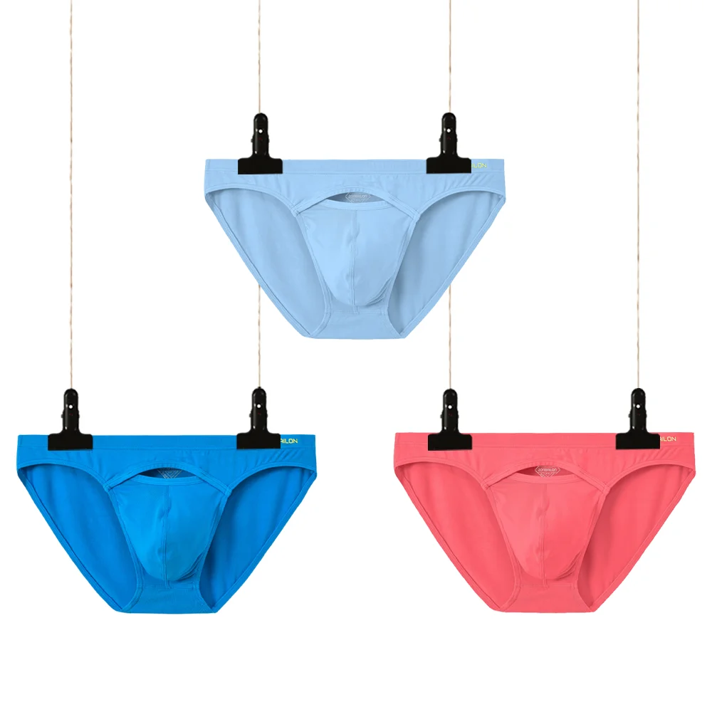 Men's Sexy Bikini Bamboo Fiber Men Soft Breathable Briefs  Male Panties Underwear Multiple Combinations