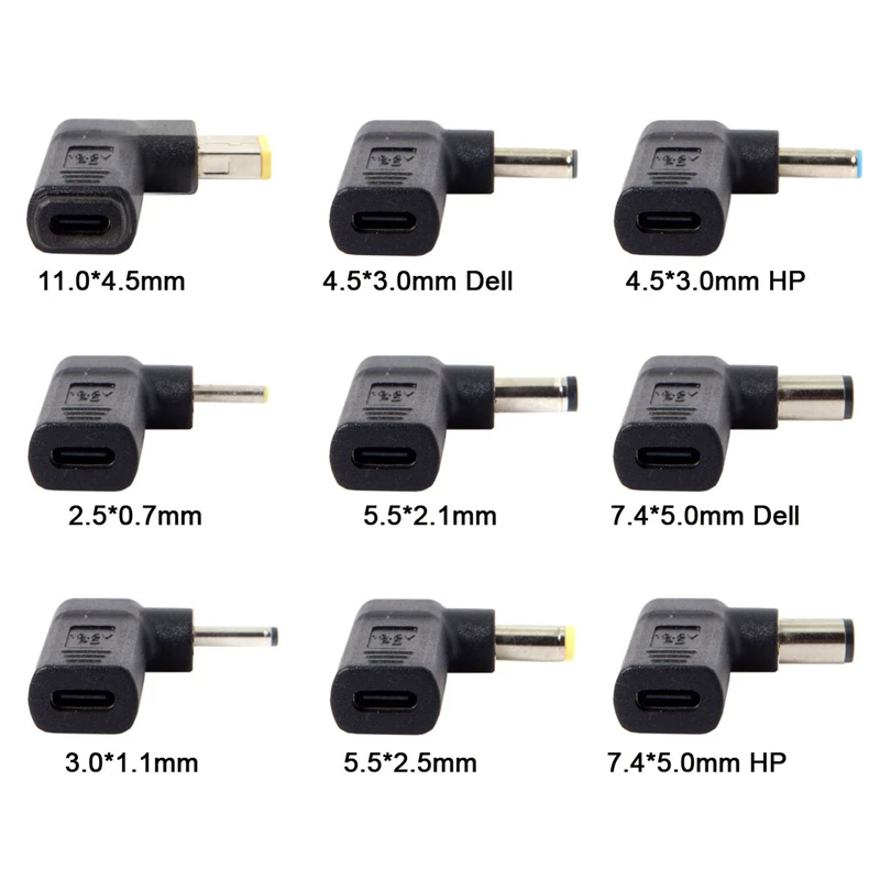 Адаптер питания PD для ноутбука разъем постоянного тока Переходник USB Type C мама на