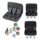 3 электронных рыболовных сигнала + 3 комплекта свингера для рыбалки водостойкая Автоматическая СВЕТОДИОДНАЯ Сигнализация поклева для рыбы метательная Удочка сигнализация поклевки N0164