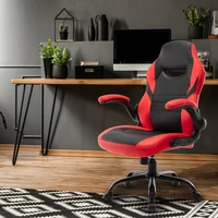 Gaming Chair High Back Ergonomic Adjustable Office Chair Gamer Racing Executive Task Swivel Computer Chair PU Leather Desk Chair