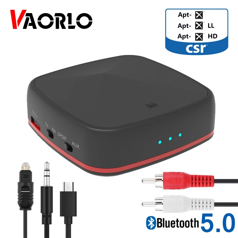 Bluetooth приемник CSR8675 с низкой задержкой передатчик 3 5 мм AUX SPDIF оптический разъем Aptx