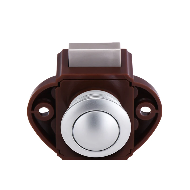 

P01 Mini Push Lock Latch ABS Zinc Alloy 48*35MM Caravan RV Marine Boat