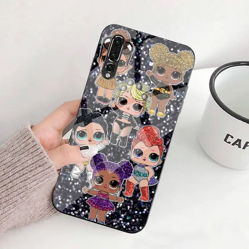 

GIRL Lol Dolls Phone Cases Tempered Glass For Huawei P9 10 Plus 20 Pro Mate9 10 20 20pro Honor7A 8X 9 10 Nova3i 5
