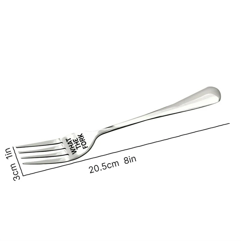 

1PC Gift Tableware For Relatives And Friends Stainless Steel Cake Fruit Fork Kitchen Tableware Baking Accessories High Quality