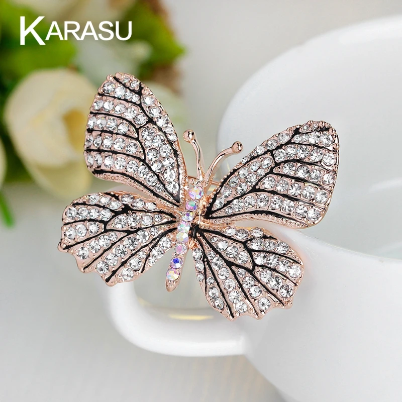 Хит продаж блестящие Броши со стразами аксессуары ювелирная брошь булавка для