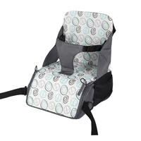 baby car seat cushion travel booster seat with underseat storage strap to fold into handy portable carry bag baby booster chair