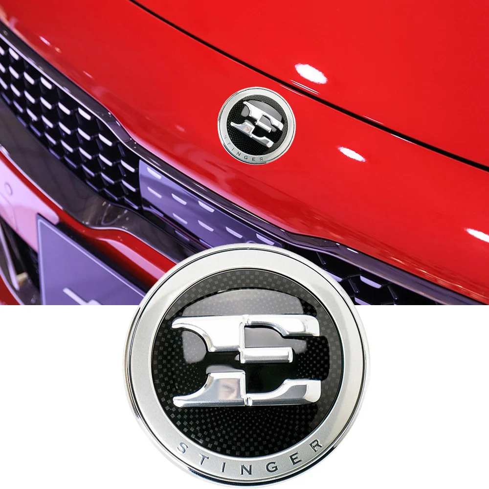 7 6 см E Логотип передний капот автомобильный тюнинг для Kia Stinger GT LINE 2017-2018 Авто