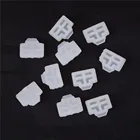 10Pcs Ethernet Hub Port RJ45 Anti Защитная крышка от пыли Protector Plug White