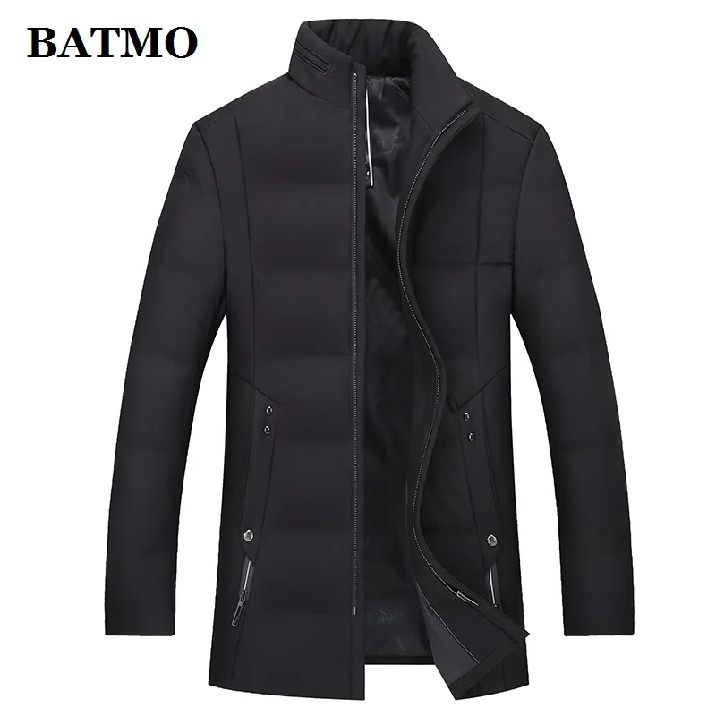 BATMO 2019 Новое поступление зимние 90% белые куртки на утином пуху для мужчин мужские