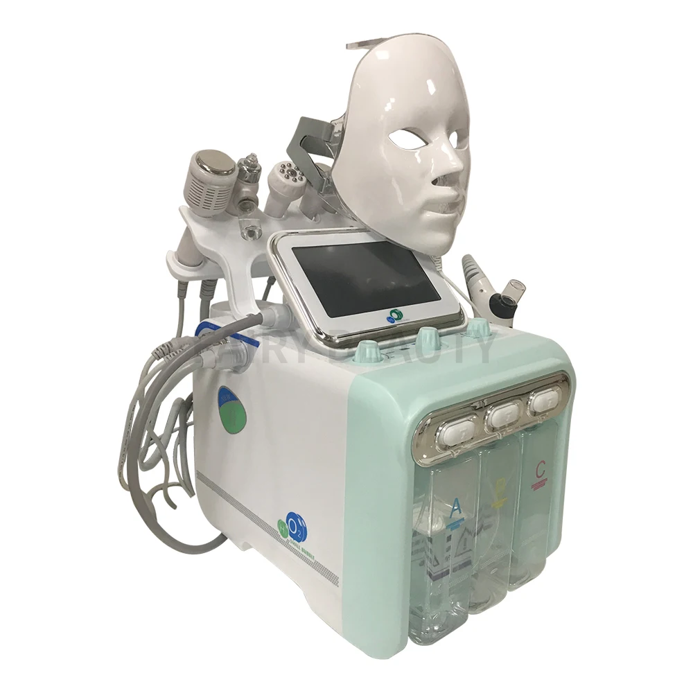 Аппарат для алмазной мкродермабразии 8 в 1 вакуумное удаление черных точек уход