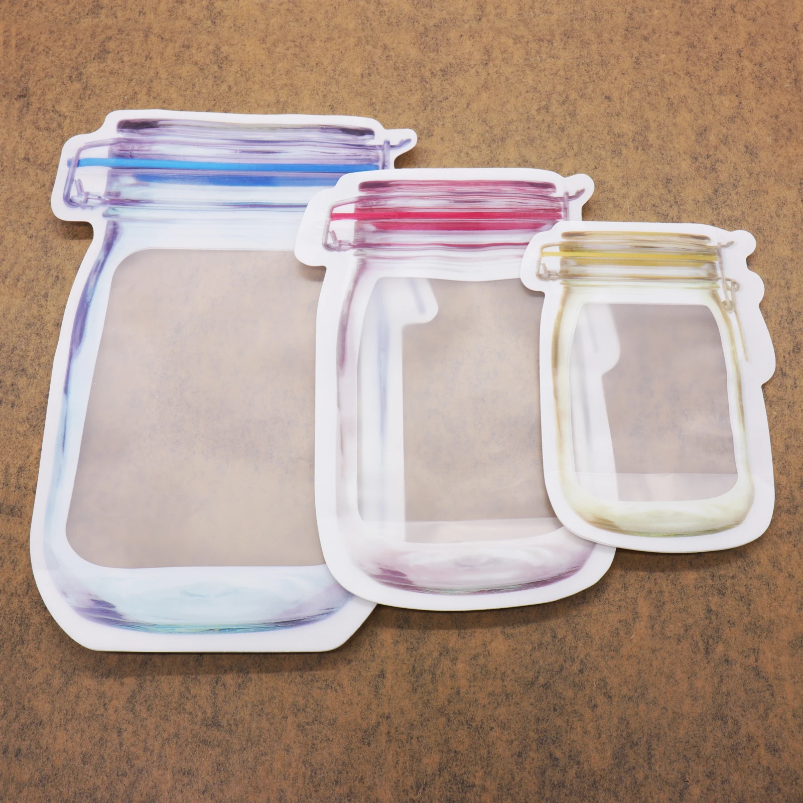 Портативный прозрачный клапан на молнии для сохранения холодильника сумка