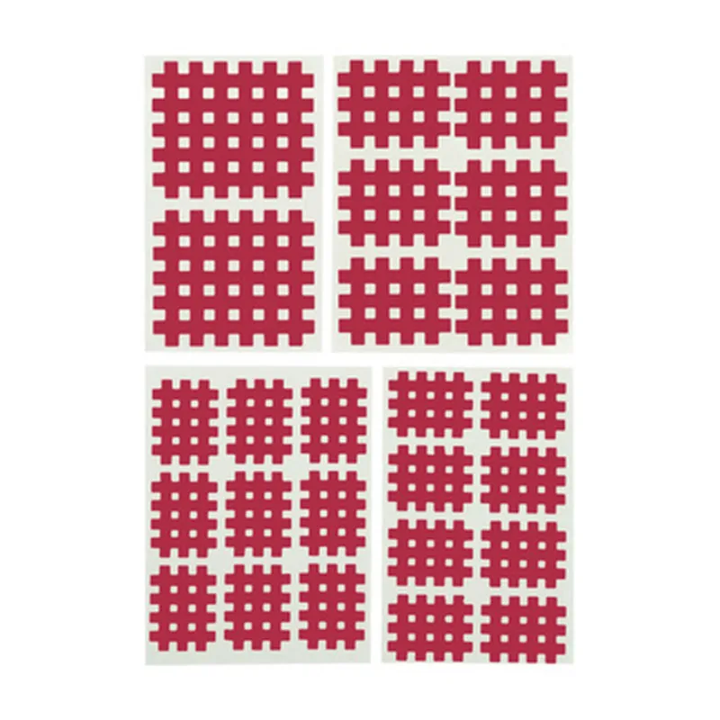 9 шт./лист спиральная крестообразная кинезиологическая лента 3 х4 мм|Налокотники и