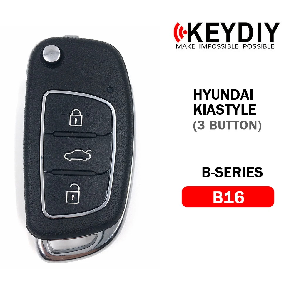 5pcs/lot KEYDIY KD MINI B16 3 Buttons Universal Remote Control For Hyundai Style Car Key KD900/KD-X2 Programmer | Автомобили и