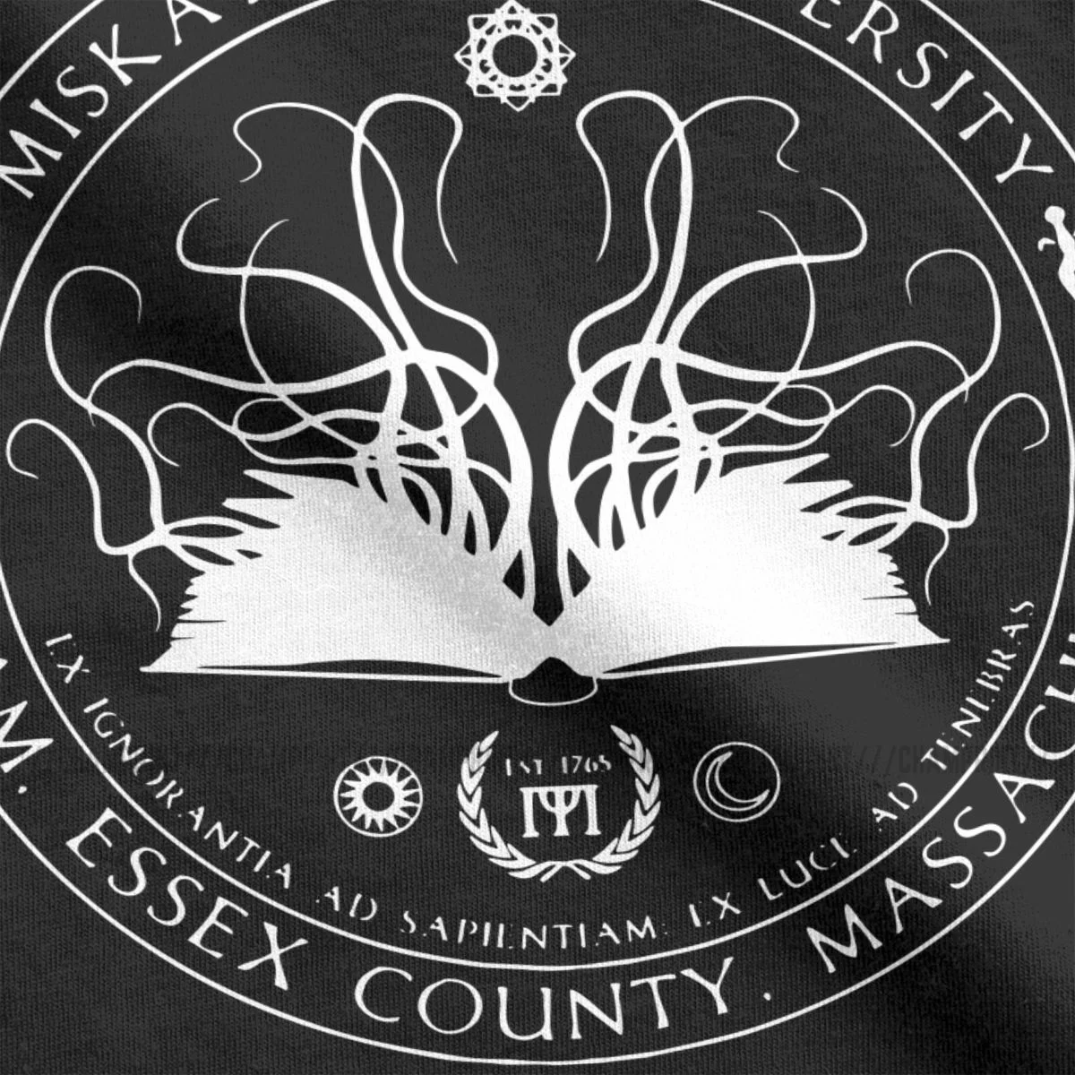 Miskatonic Университет Sigil мужчины футболки Ктулху Лавкрафт Юмор для девочек с