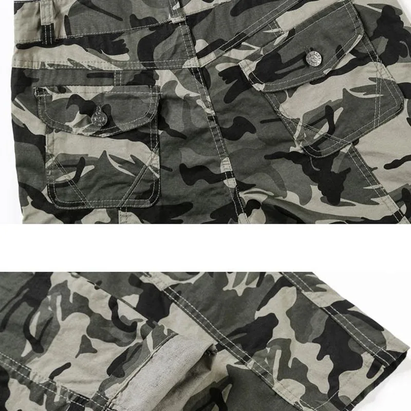 

Women Workout Casual Military Camouflage Cargo Jeans Pants Denim Overalls Ladies Straight Multi-pocket Trousers Pantalon Femme