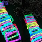 Улучшенный селектор монет, многофункциональный приемник монет, красочная светодиодная декоративная рамка для торговых автоматов, аркадных автоматов