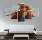 Картины на холсте, 5 шт., настенные плакаты в стиле аниме Спайс и волк, модульные рамки для декора гостиной