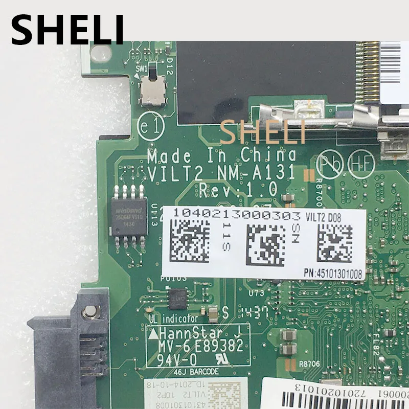 VILT2 NM-A131 для Lenovo Thinkpad T440P ноутбук материнская плата GPU GT730M 100% тесты работы FRU 00HM981