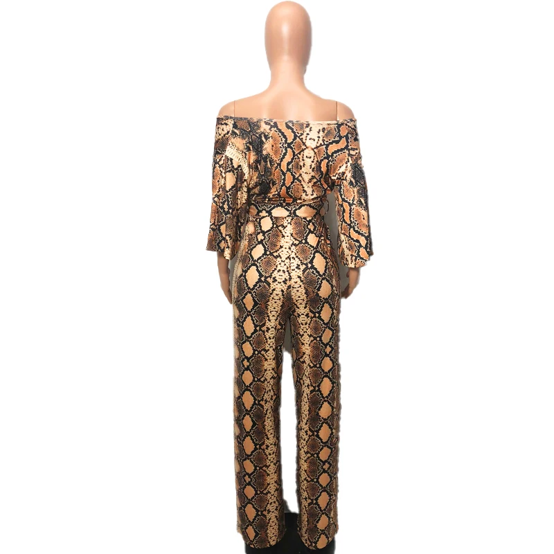 

ZYshuxiu Women's Summer Night Club Serpentine Jumpsuit, Belt Low Cut Pants Sumpsuit S-XL