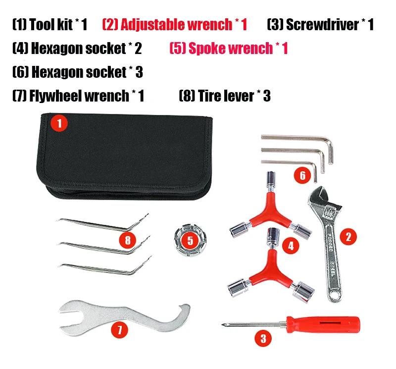 Инструменты для ремонта велосипеда инструмент горного аксессуары Daquan Ремонтный