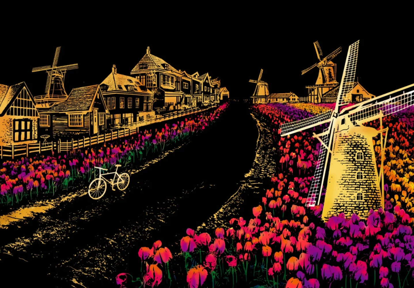 Роскошный скретч ночной вид фольга слой покрытие Скретч Карта городов мира