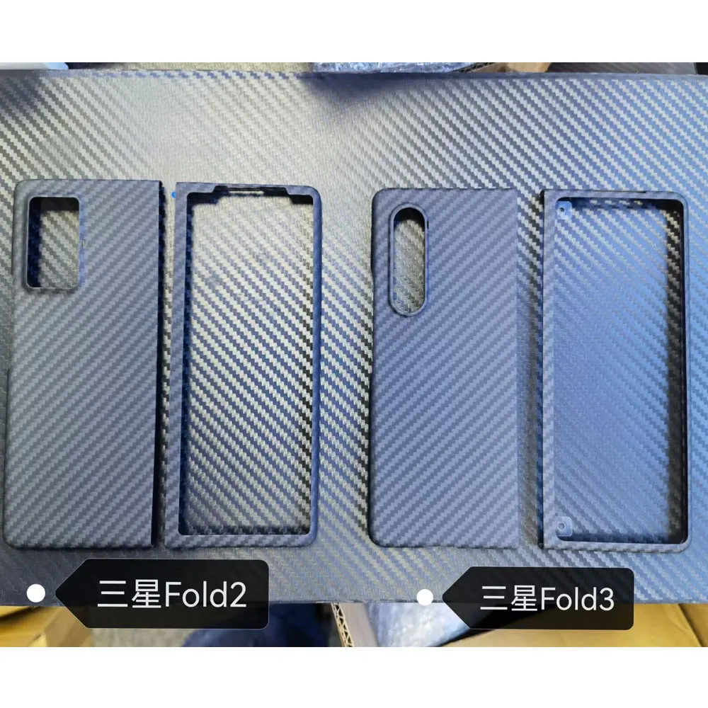 yierfa carbon fiber protective case for samsung galaxy z fold 3 case ultra thin back cover for galaxy z fold 2 5g phone shell free global shipping