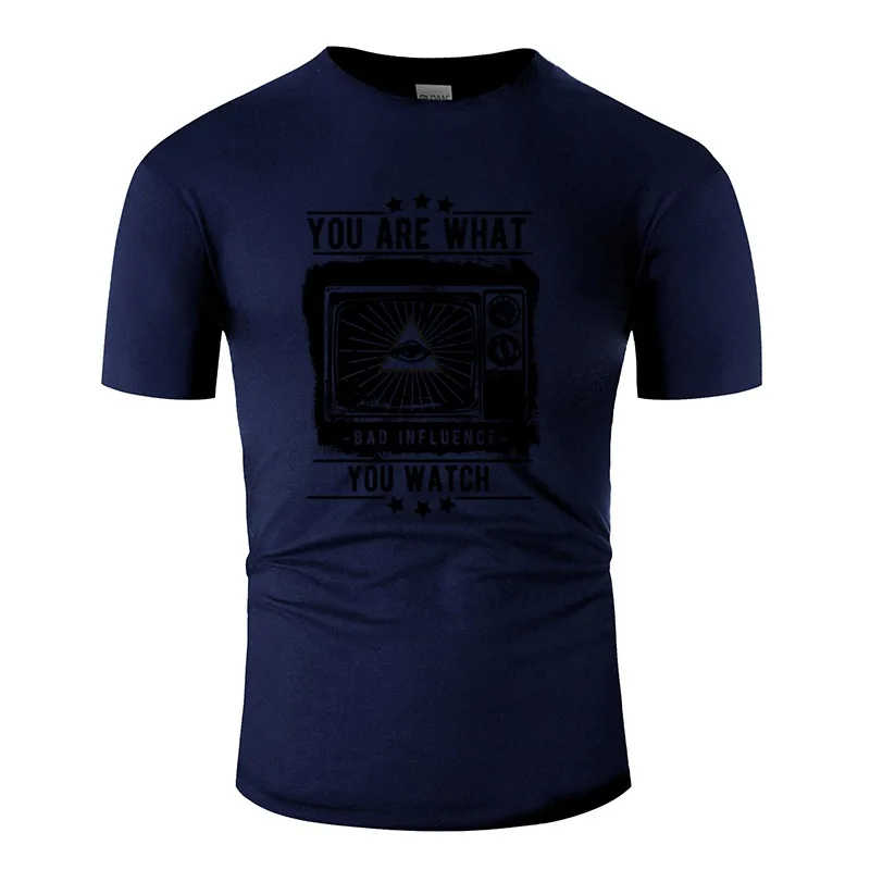 Create You Are What Watch Футболка Harajuku Мужская футболка большого размера 3xl 4xl 5xl Хлопок