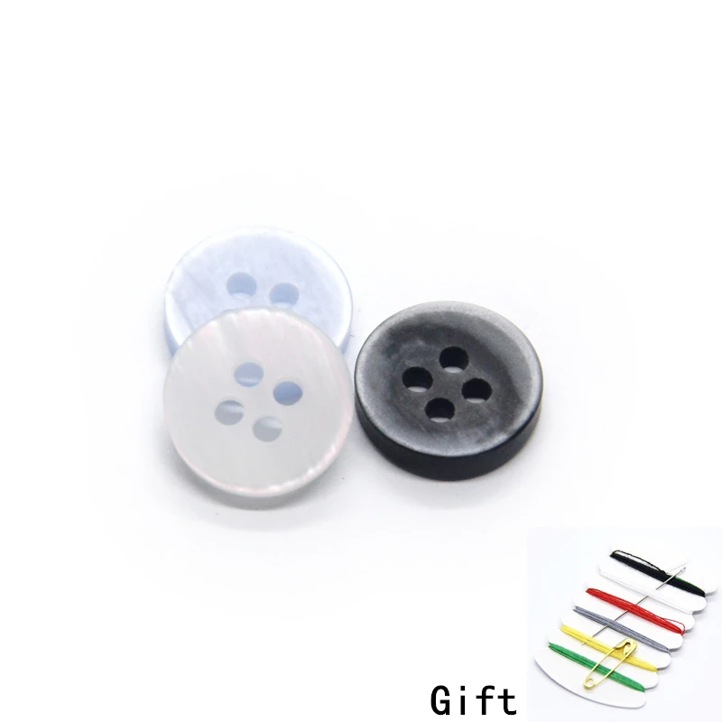 9/10/11 мм Цвет матовая рубашка декоративные кнопки для одежды манжеты воротник