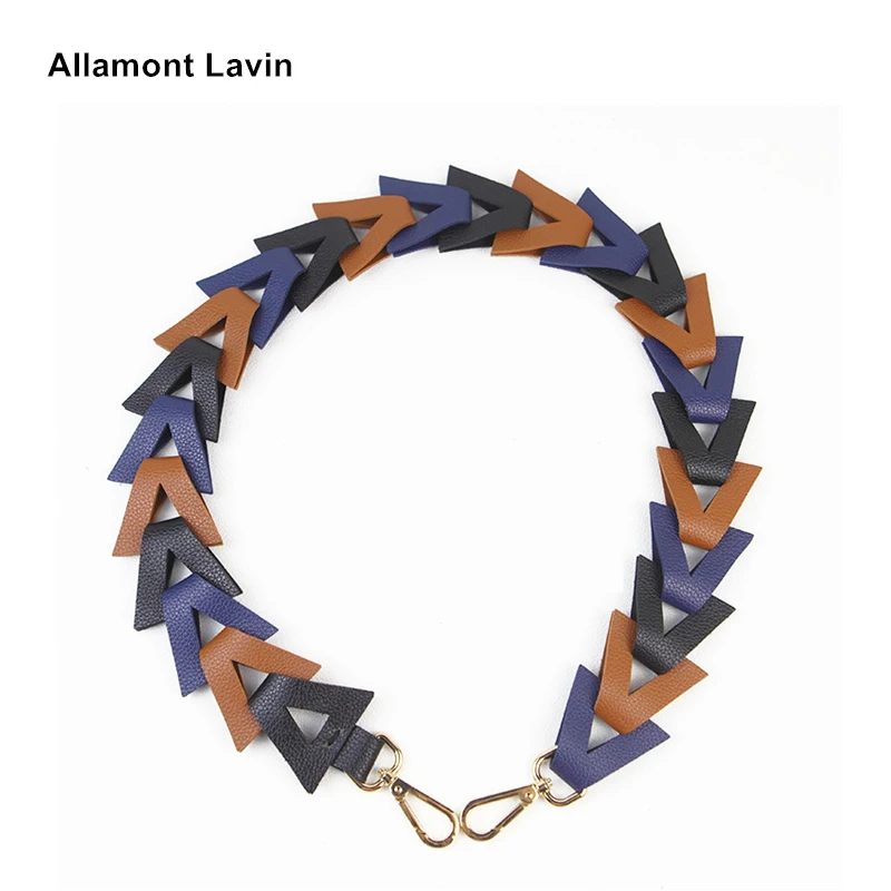 

AL Womens Belts Luxury Flowers Bag Straps Shoulder Bag Belt Triangle Woven Straps for Bags Crossbody Strap Bag Parts Accessories