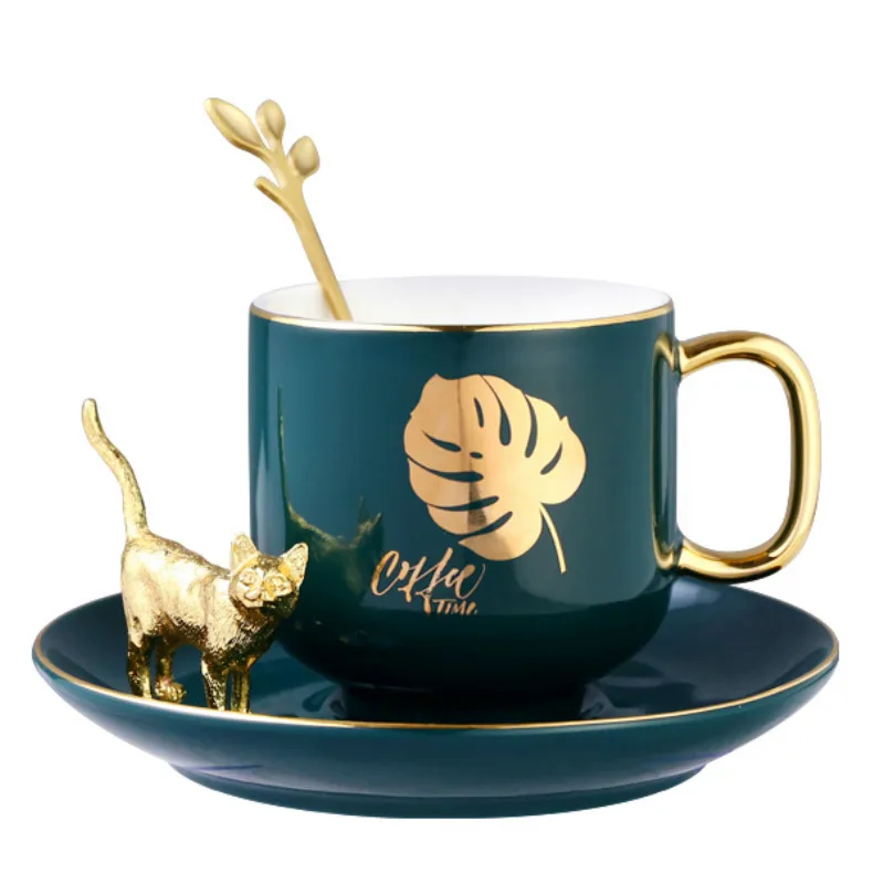 Персонализированные керамические чашки для кофе с животными путешествий