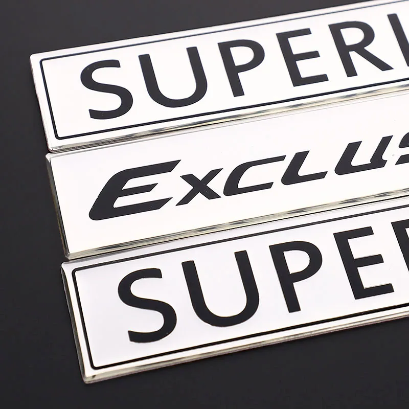 Металлический 3d-значок для багажника автомобильные наклейки превосходные