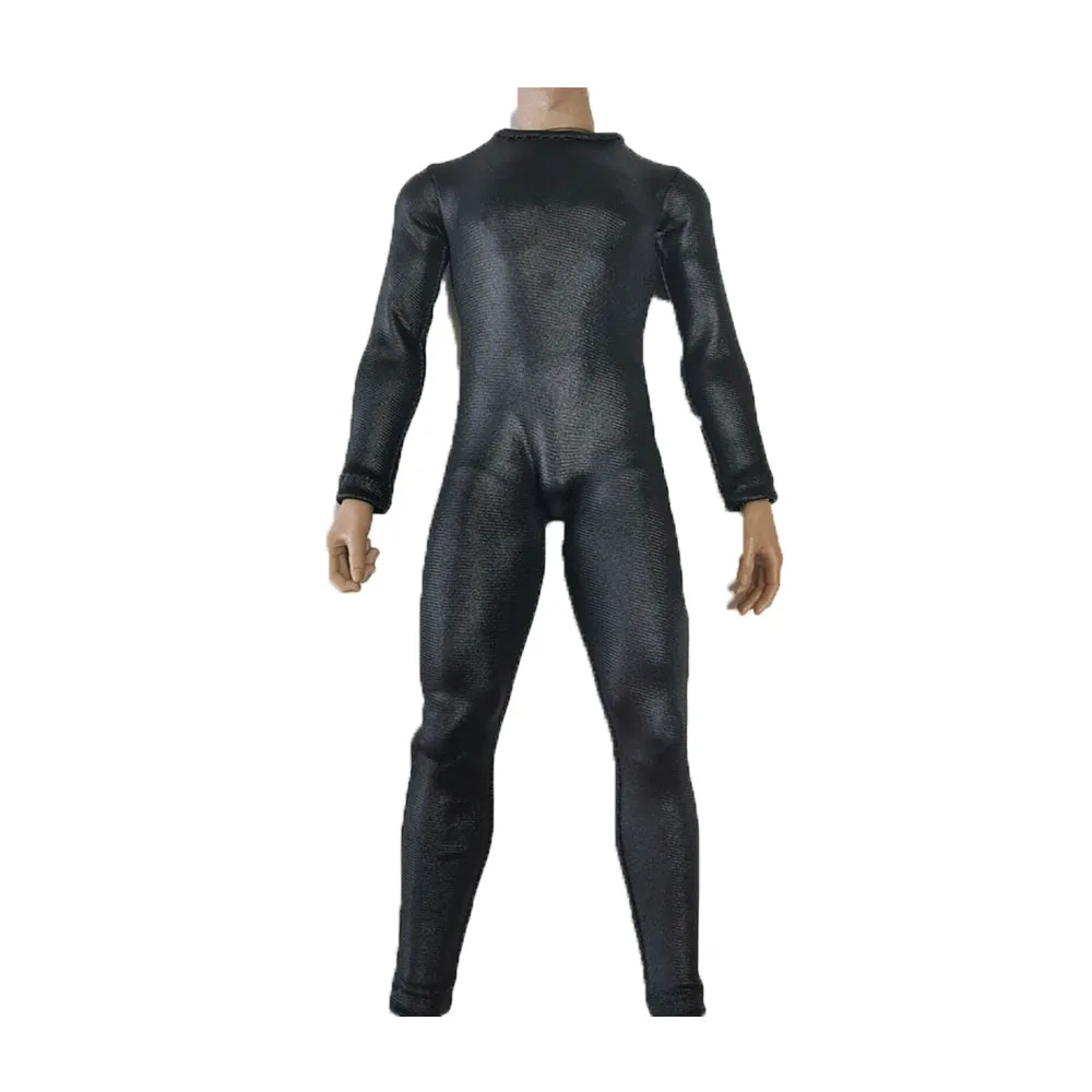 

1/6 Scale Faux Leather Bodysuit Men's Lurking Clothes Fit 12" TBL PHICEN HT DAM Male Action Figure Body