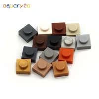 aquaryta 550pcs building blocks gray series thin 1x1 pixel painting materials compatible 3024 figures brick educationa toy gift