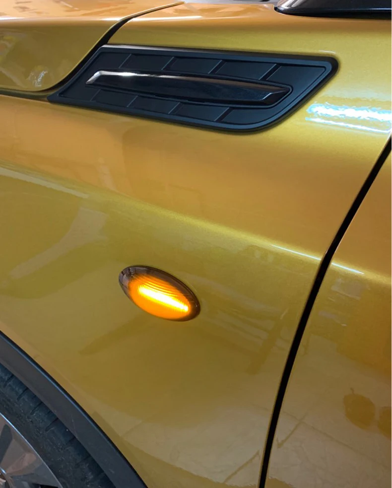 PMFC светодиодный светильник с динамическим боковым маркером для Suzuki Swift Jimmy Vitara SX4 Alto, последовательный мигающий светильник, янтарный индикатор