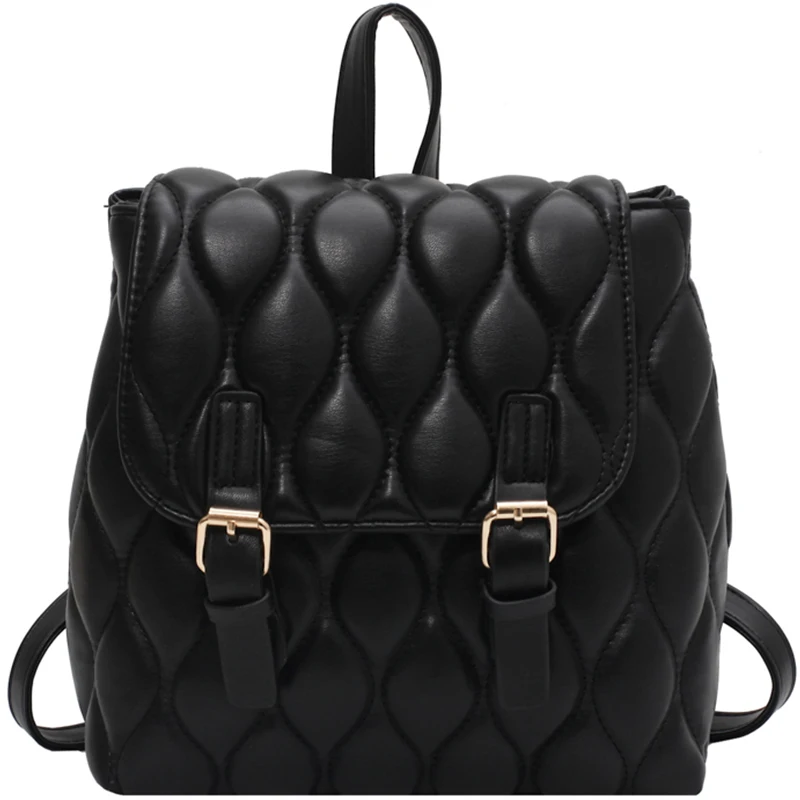 

Casual Padded Backspack for Women Designer Waterproof Nylon School Bags for Teenager Girl Lady Travel Bag 2021