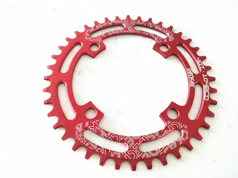 DECKAS Round 104BCD 40/42/44/46/48/50/52 T Getande горный велосипед Wiel MTB bike для 8-12 скоростных кренкета |