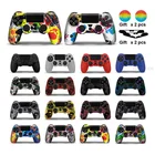 Камуфляжной расцветки, силиконовые гелевые гвардии рукав кожа чехол для PS4 контроллер для ручек чехол крышки для Playstation 4 Proтонкий прочный джойстик