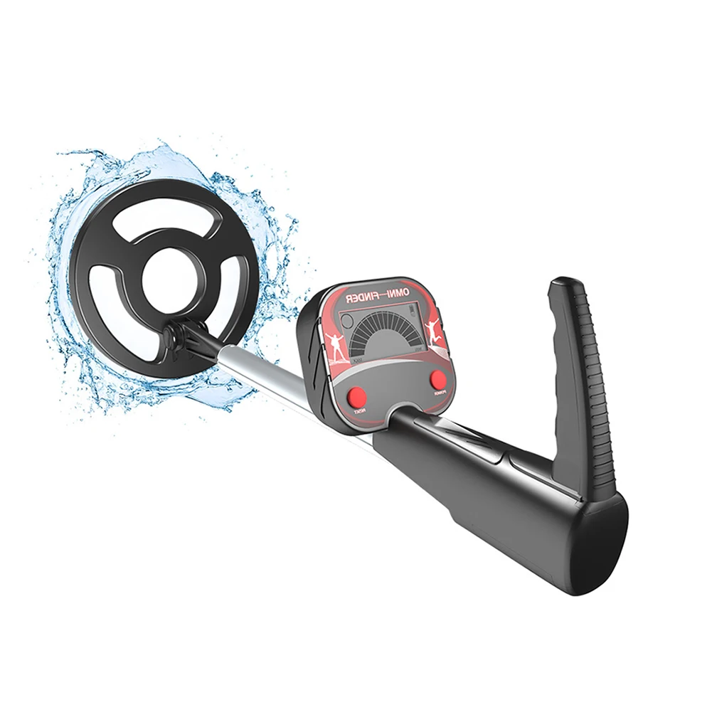 

Handheld Portable Treasure Finder LCD Display Gift Kids Toy Metal Detector Beach School Underground Jewelry Gold Adjustable Stem