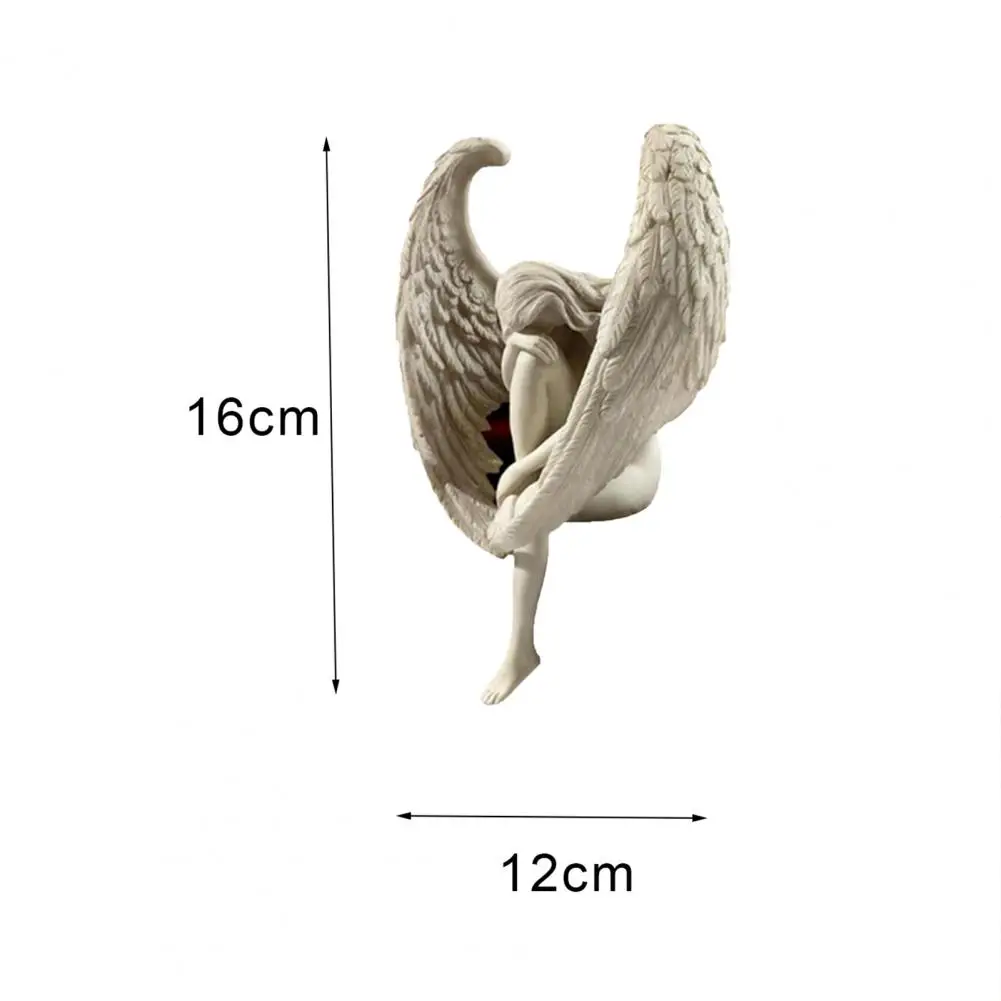 

Garden Angel Ornament Realistic Decorative Resin Weather-resistant Artical Decorative Sculpture for Garden and Yard
